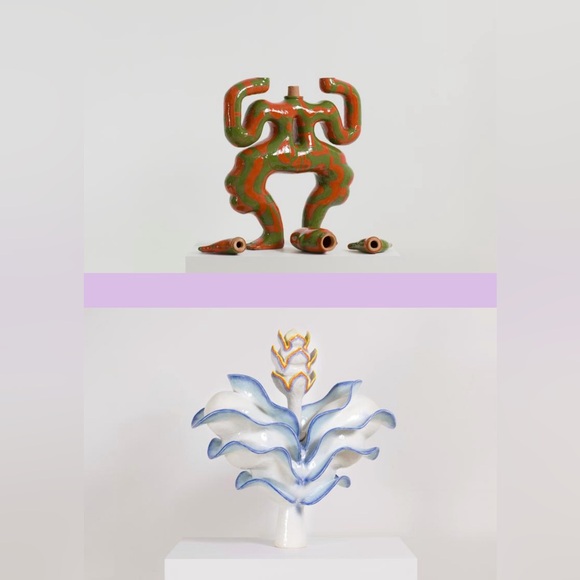 NIB Ceramic Necklace by Toronto artist Julie Moon - Picture 9 of 13